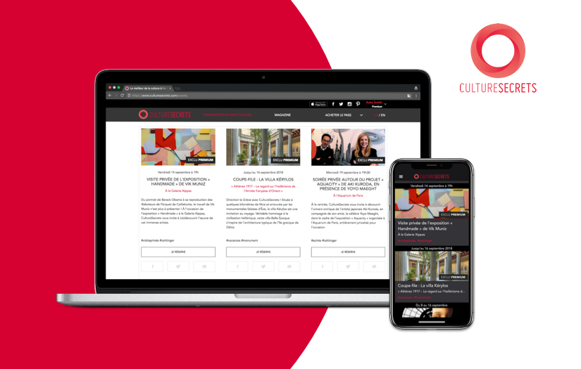 Culture Secrets – web & mobile app for booking cultural events screenshot 12